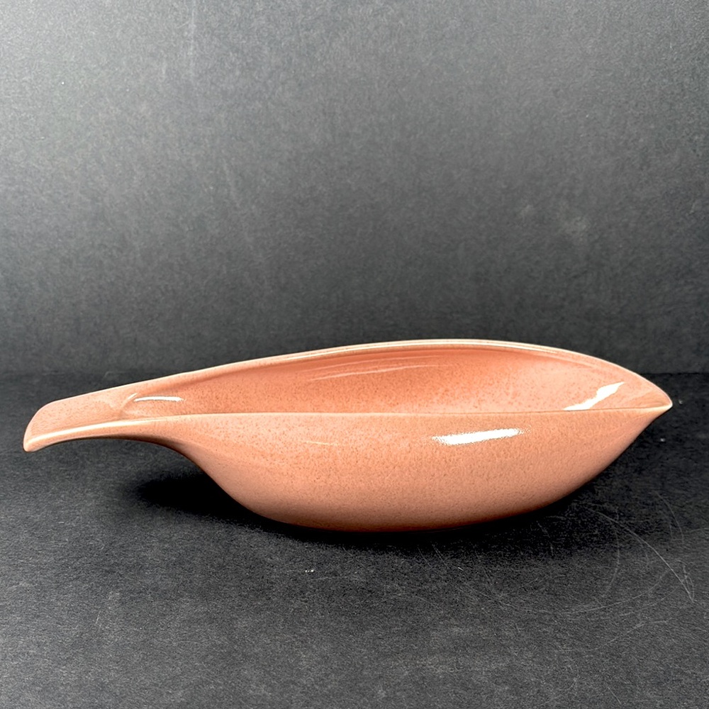 Vintage Russel Wright Steubenville MCM American Modern Coral Gravy Boat